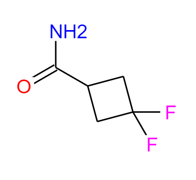 CAS：86770-82-3,中文名稱：3,3-二氟環(huán)丁烷甲酰胺 英文名稱：Cyclobutanecarboxamide, 3,3-difluoro- (9CI) 
