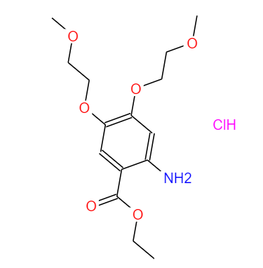 CAS：183322-17-0,英文名稱：Ethyl 4,5-bis(2-Methoxyethoxy)-2-aMinobenzoate Hydrochloride 