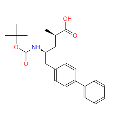 CAS：1012341-50-2,中文名稱：(2R,4S)-5-(聯(lián)苯-4-基)-4-[(叔丁氧基羰基)氨基]-2-甲基戊酸；LCZ696中間體