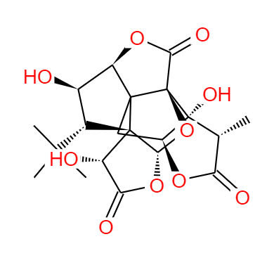 CAS：107438-79-9,中文名稱：銀杏內酯J 英文名稱：Ginkgolide J 