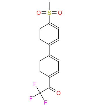 CAS：893407-18-6,英文名稱：2,2,2-Trifluoro-1-(4'-(methylsulfonyl)-[1,1'-biphenyl]-4-yl)ethanone 
