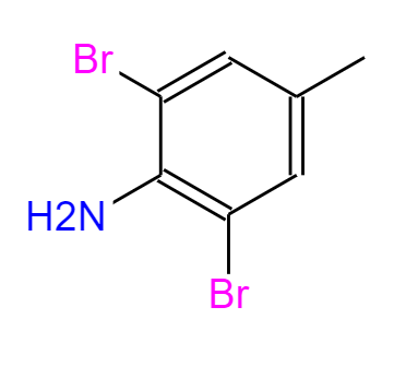 CAS：6968-24-7，中文名稱：2,6-二溴-4-甲基苯胺 英文名稱：2,6-Dibromo-4-methylaniline 