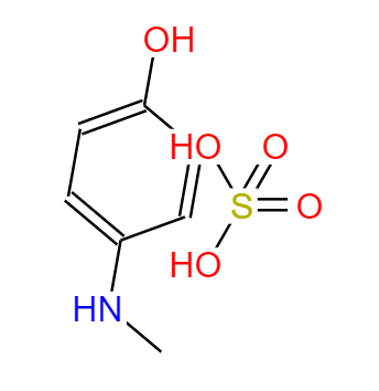 CAS：55-55-0,中文名稱：4-甲氨基苯酚硫酸鹽 英文名稱：4-Methylaminophenol sulfate 