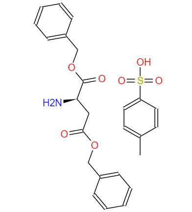 CAS：4079-64-5,中文名稱：D-天門冬氨酸二芐酯對甲苯磺酸鹽 英文名稱：H-D-Asp(Obzl)-Obzl.TosOH 