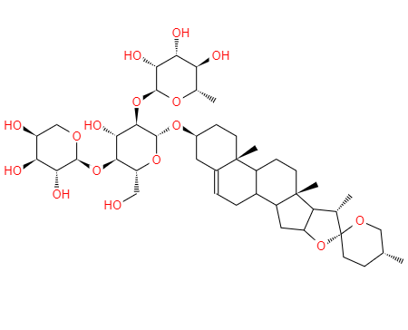 CAS： 50773-41-6，中文名稱： 重樓皂苷I 英文名稱：ChonglousaponinI 