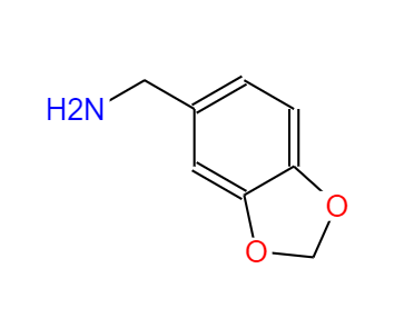  CAS： 2620-50-0，中文名稱： 胡椒基胺 英文名稱：Piperonylamine