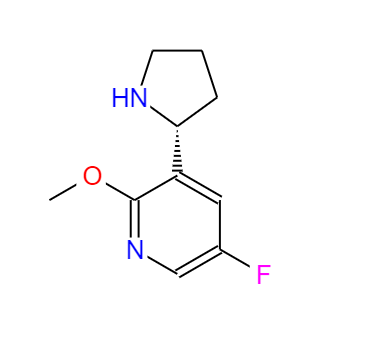 CAS： 1213093-30-1，中文名稱： (R)-5-氟-2-甲氧基-3-(吡咯烷-2-基)吡啶