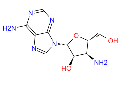 CAS： 2504-55-4，中文名稱： 3-氨基-D-腺苷酸 英文名稱：3''-AMINO-D-ADENOSINE 