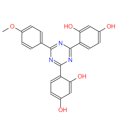 CAS： 1440-00-2，中文名稱(chēng)： 2,6-(2,4-二羥基苯基)-4-(4-甲氧基苯基)- [1,3,5 ]三嗪 