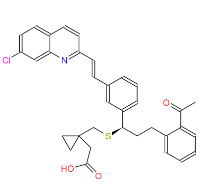  CAS： 937275-23-5，中文名稱： 孟魯司特甲酮 英文名稱：Montelukast Methyl Ketone