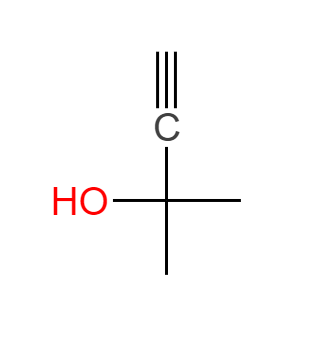  CAS： 115-19-5，中文名稱： 2-甲基-3-丁炔-2-醇 英文名稱：2-Methyl-3-Butyn-2-ol
