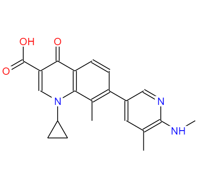 CAS： 245765-41-7，中文名稱： 奧澤沙星 英文名稱：Ozenoxacin 