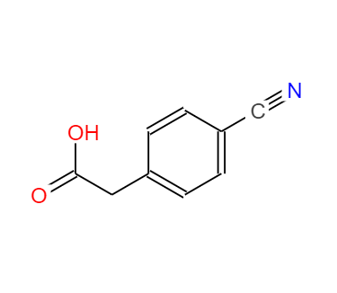 CAS： 5462-71-5，中文名稱： 4-氰基苯乙酸 英文名稱：4-Cyanophenylacetic acid 