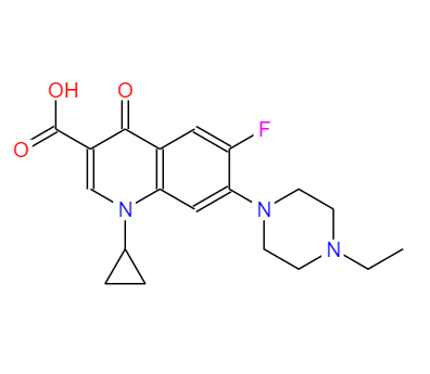 CAS： 93106-60-6，中文名稱： 恩諾沙星 英文名稱：Enrofloxacin 
