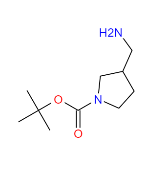  CAS： 270912-72-6，中文名稱： 1-Boc-3-氨甲基吡咯烷 英文名稱：(R)-1-Boc-3-(aminomethyl)pyrrolidine