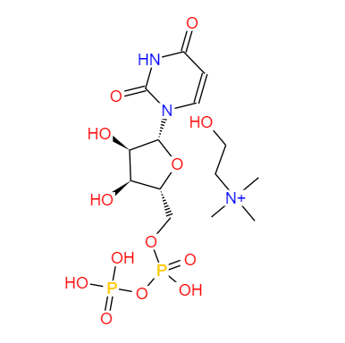 CAS： 99492-83-8，中文名稱： 尿苷二磷酸膽堿 英文名稱：Uridine Diphosphate Choline 
