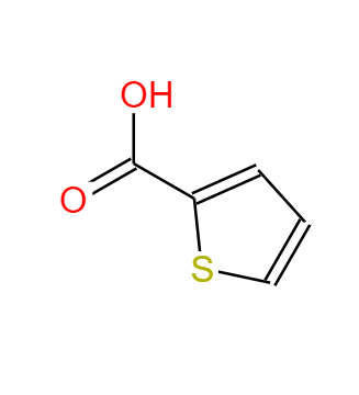 CAS： 527-72-0，中文名稱： 2-噻吩甲酸 英文名稱：2-Thenoesure 