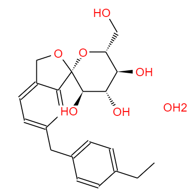 CAS： 1201913-82-7，中文名稱： 托格列凈 英文名稱：Tofogliflozin Monohydrate 