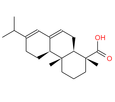 CAS： 514-10-3，中文名稱： 松香酸 英文名稱：Abieticacid 