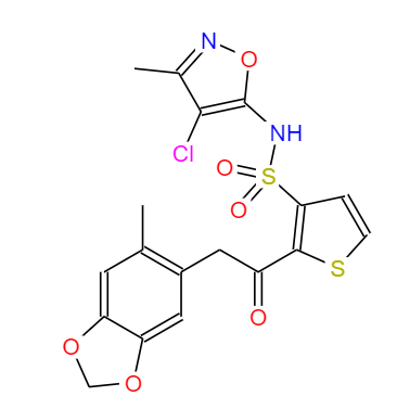 CAS： 184036-34-8，英文名稱：sitaxsentan 
