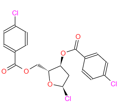 CAS： 21740-23-8，中文名稱： 1-氯-2-脫氧-3,5-二-O-對氯苯甲?；?D-核糖