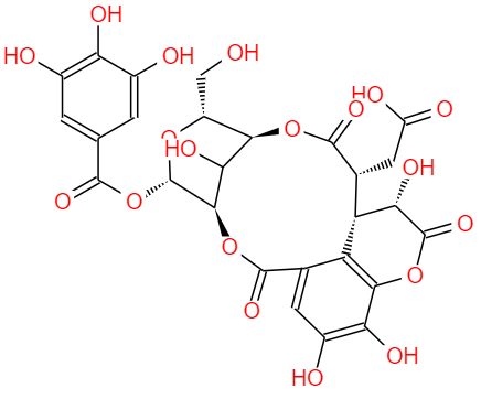 CAS： 166833-80-3，中文名稱： 訶子寧 英文名稱：Chebulanin 