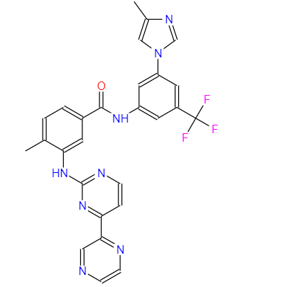 CAS： 926037-48-1，中文名稱： 拉多替尼 英文名稱：Radotinib 