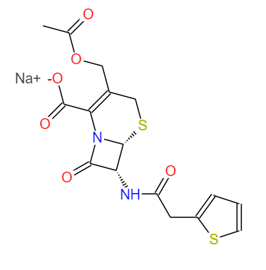 CAS： 58-71-9，中文名稱： 頭孢噻吩鈉 英文名稱：cephalotinsodiumsalt 