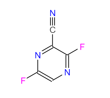 CAS： 356783-28-3，中文名稱： 3,6-二氟吡嗪-3-氰基 英文名稱：3,6-difluoropyrazine-2-carbonitrile