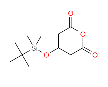 CAS： 91424-40-7，中文名稱： 3-(叔丁基二甲基硅氧基）戊二酸酐 英文名稱：3-(t-Butyldimethylsilyloxy) Glutaric Anhydride