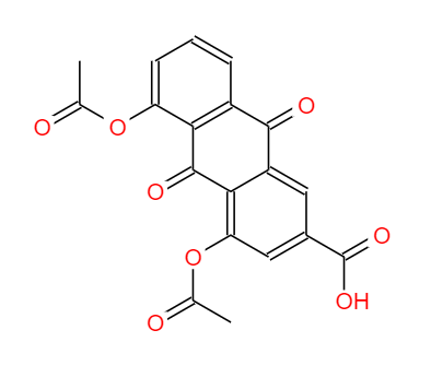 CAS： 13739-02-1，中文名稱： 雙醋瑞因 英文名稱： Diacerein 