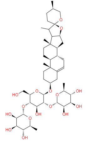  CAS： 19057-60-4，中文名稱： 薯蕷皂苷 英文名稱：PolyphyllinIII