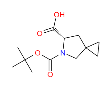 CAS： 1129634-44-1，中文名稱： (S)-5-(叔丁氧羰基)-5-氮雜螺[2.4]庚烷-6-羧酸