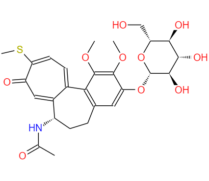 CAS： 602-41-5，中文名稱： 硫秋水仙苷 英文名稱：Thiocolchicoside 