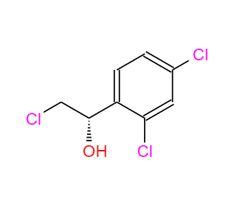 CAS： 126534-31-4，中文名稱： (S)-2-氯-1-(2,4-二氯苯基)乙醇 英文名稱：(S)-2-Chloro-1-(2,4-dichlorophenyl)ethanol 
