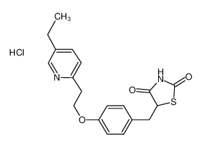  CAS： 111025-46-8，中文名稱： 吡格列酮 英文名稱：Pioglitazone