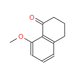 CAS： 13185-18-7，中文名稱： 8-甲氧基-Α-四氫萘酮 英文名稱：3,4-Dihydro-8-methoxynaphthalen-1(2H)-one 