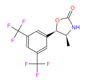 CAS： 875444-08-9，中文名稱： (4S,5R)-5-(3,5-二(三氟甲基)苯基)-4-甲基唑烷-2-酮