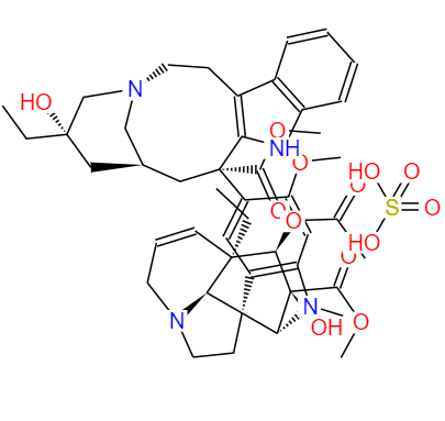 CAS： 143-67-9，中文名稱： 硫酸長春堿;長春堿 英文名稱：Vinblastine sulfate 