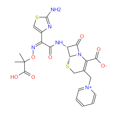 CAS： 72558-82-8，中文名稱： 頭孢他啶 英文名稱：Ceftazidine 