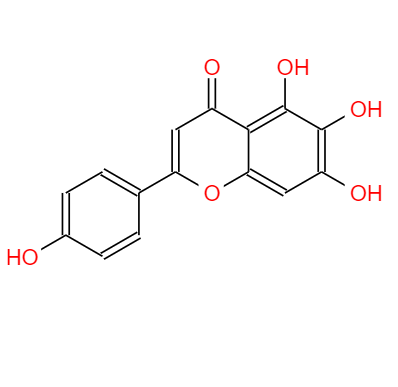  CAS： 529-53-3，中文名稱： 野黃芩素