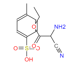 CAS： 37842-58-3，中文名稱： 2-氨基-2-氰基-4-甲基苯磺酸乙酯 英文名稱：Ethyl2-amino-2-cyanoacetate4-methylbenzenesulfonate 
