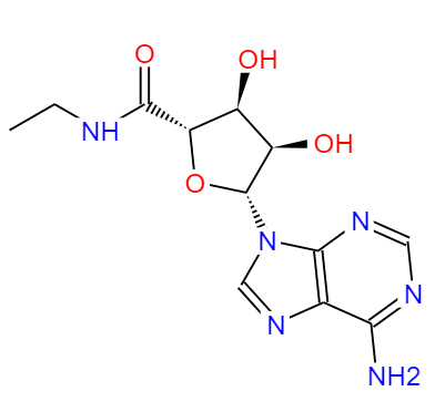 CAS： 35920-39-9，中文名稱： 5'-（N-乙基羧酰胺基）腺苷 英文名稱：5′-(N-Ethylcarboxamido)adenosine 