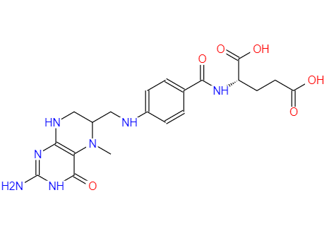  CAS： 134-35-0，中文名稱： 甲基葉酸鹽 英文名稱：L-methylfolate