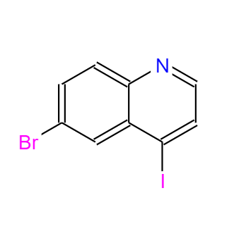 CAS： 927801-23-8，中文名稱： 6-溴-4-碘喹啉 英文名稱：6-BROMO-4-IODOQUINOLINE 