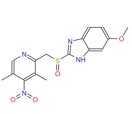 CAS： 317807-10-6，中文名稱： rac 4-去甲氧基-4-硝基奧美拉唑 英文名稱：rac 4-Desmethoxy-4-nitro Omeprazole 