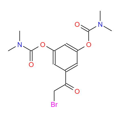 CAS： 81732-49-2，英文名稱：5-(Bromoacetyl)-1,3-phenylene bis(dimethylcarbamate) 
