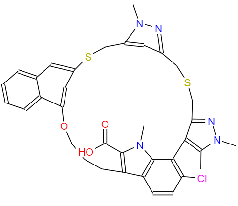  CAS： 2143061-81-6，英文名稱：AZD5991