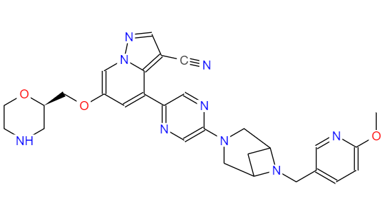CAS： 2222755-14-6，中文名稱： 塞爾帕替尼 英文名稱：LOX0292 