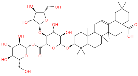 CAS： 59252-87-8，中文名稱： 竹節(jié)參皂苷Ib 英文名稱：Chikusetsusaponin Ib 